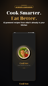 CookNow AI-generated recipe suggestions