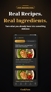 CookNow step-by-step cooking mode