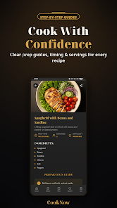 CookNow nutrition tracking